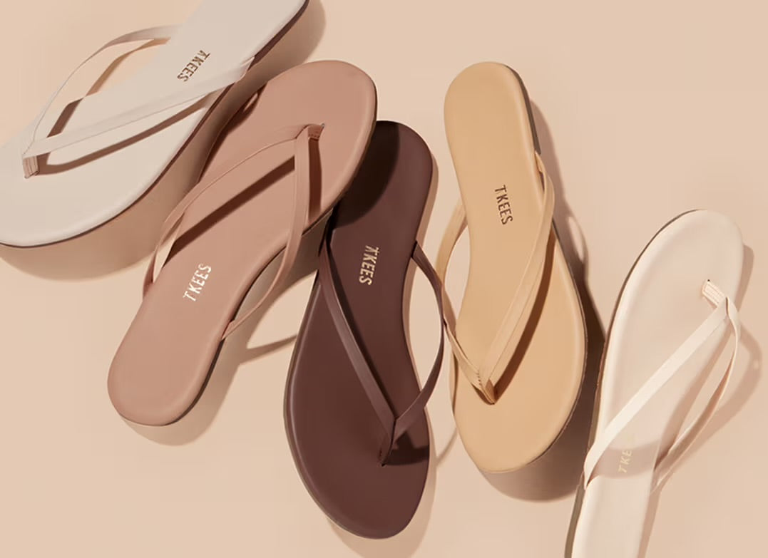 Premium comfort flip-flops: Tkees Nudes Collection. Made in Brasil.