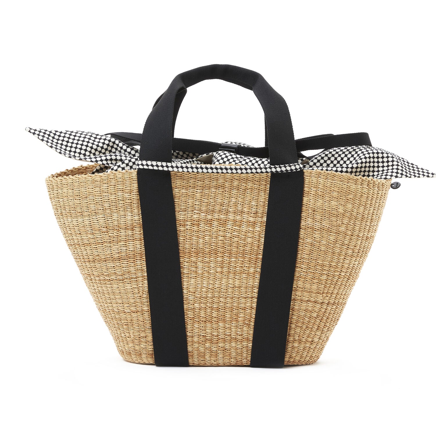 Geanta Muun impletita manual din paie Abby Natural