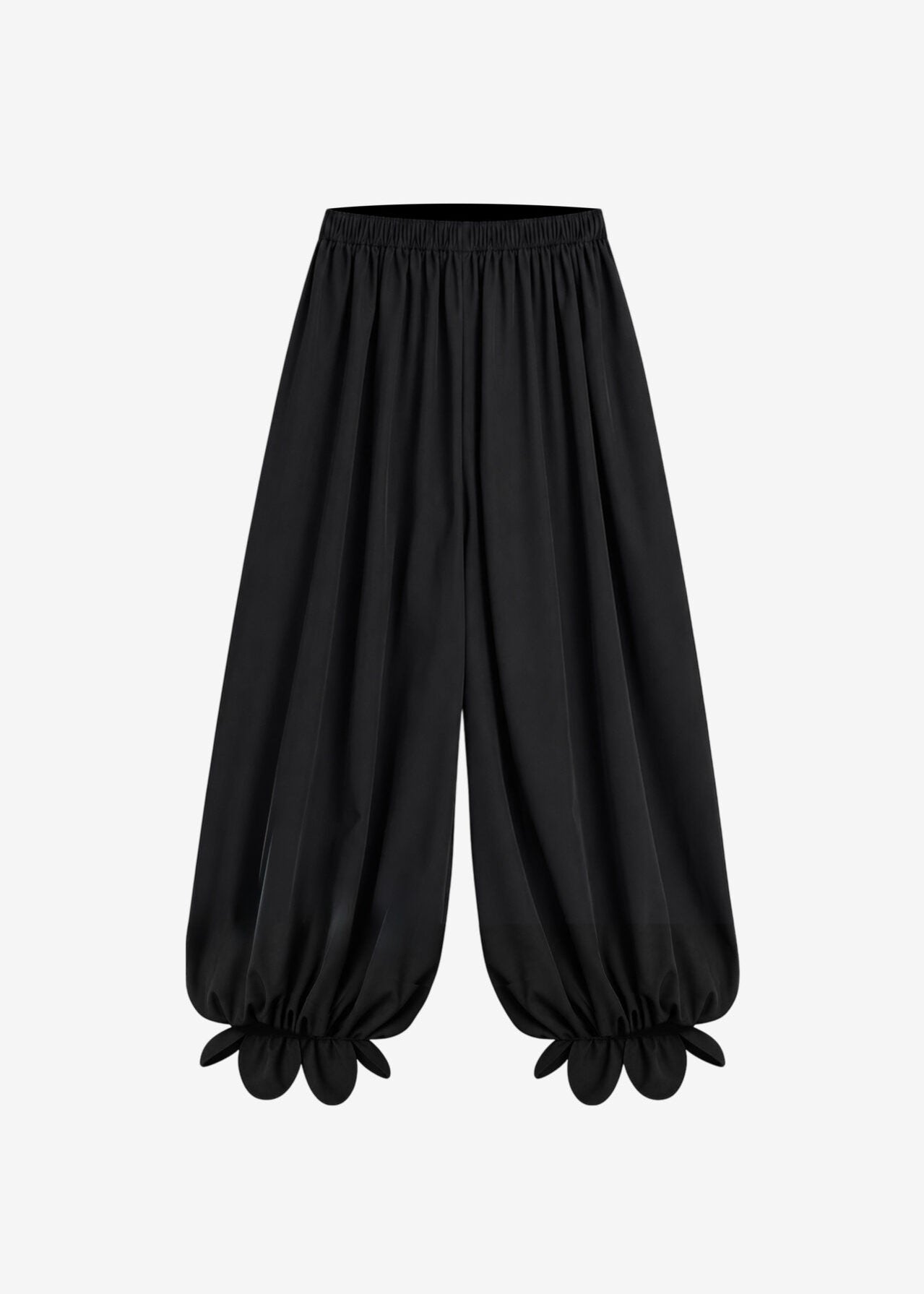 Pantaloni negri vaporoși Jasmine Parachute