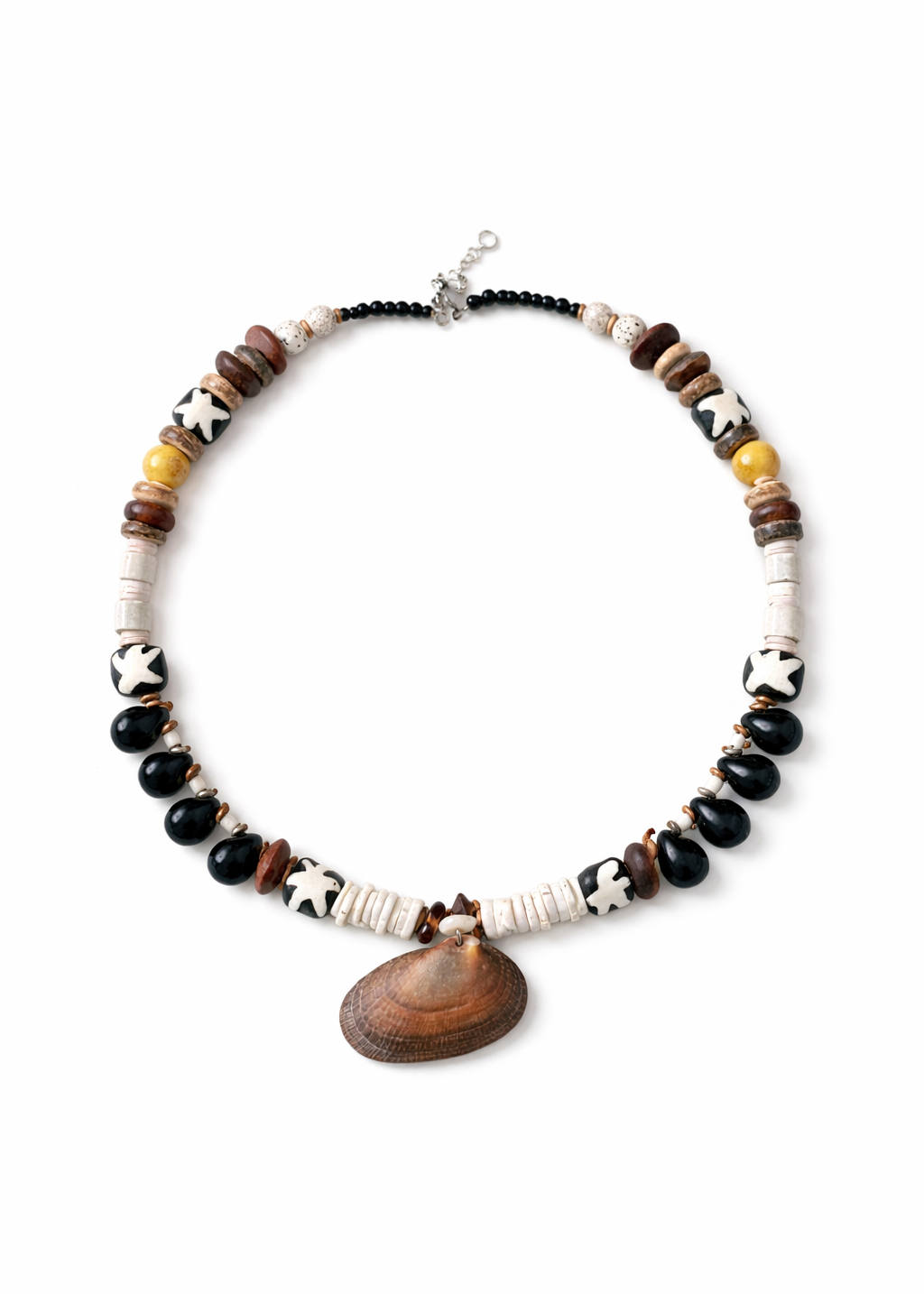 Tribal Echo beaded necklace