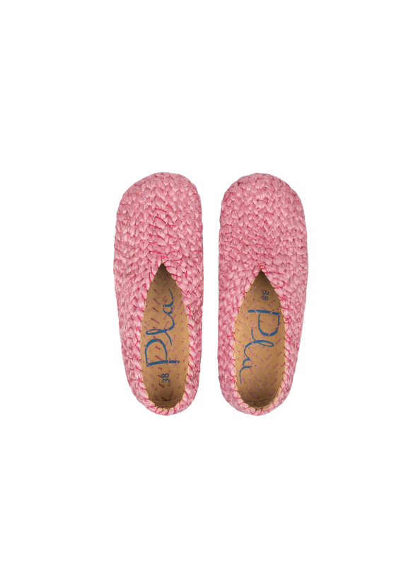 Bonanova Pink Jute Espadrilles