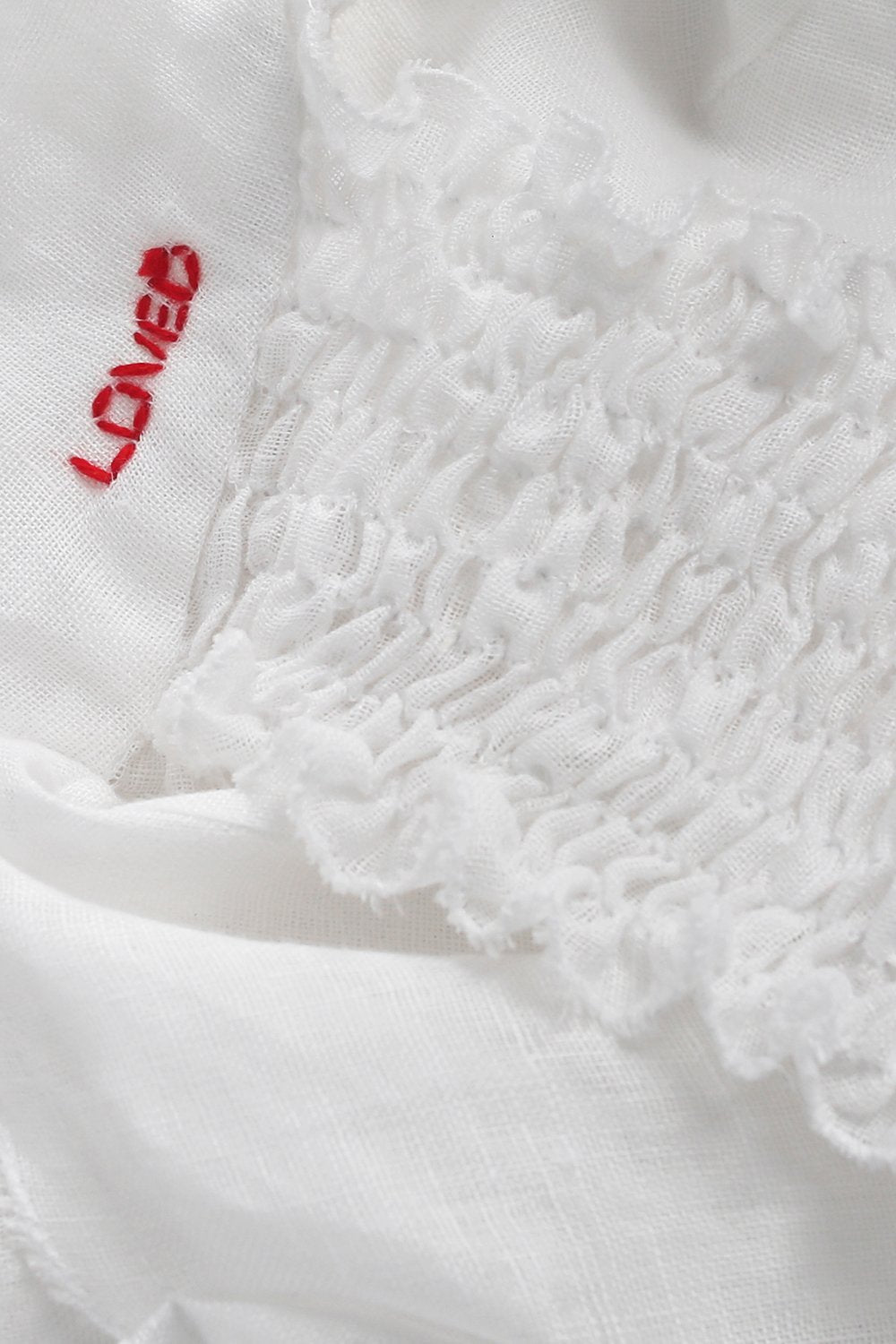 Bustieră albă de in cu mâneci căzute