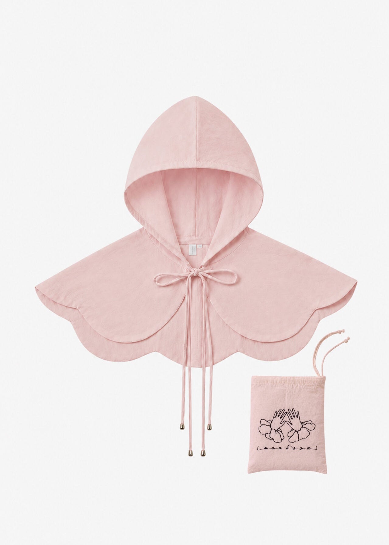 Umbrella Pink – Compact Rain Hood & Cape