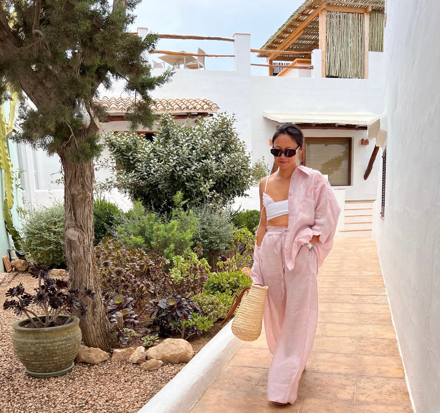 White Soft Top with Long Straps