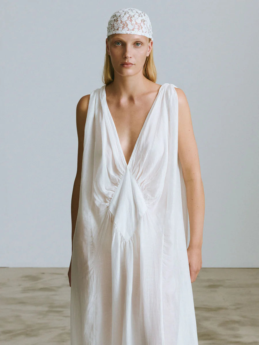 Rochie Maxi din Bumbac și Mătase Venus