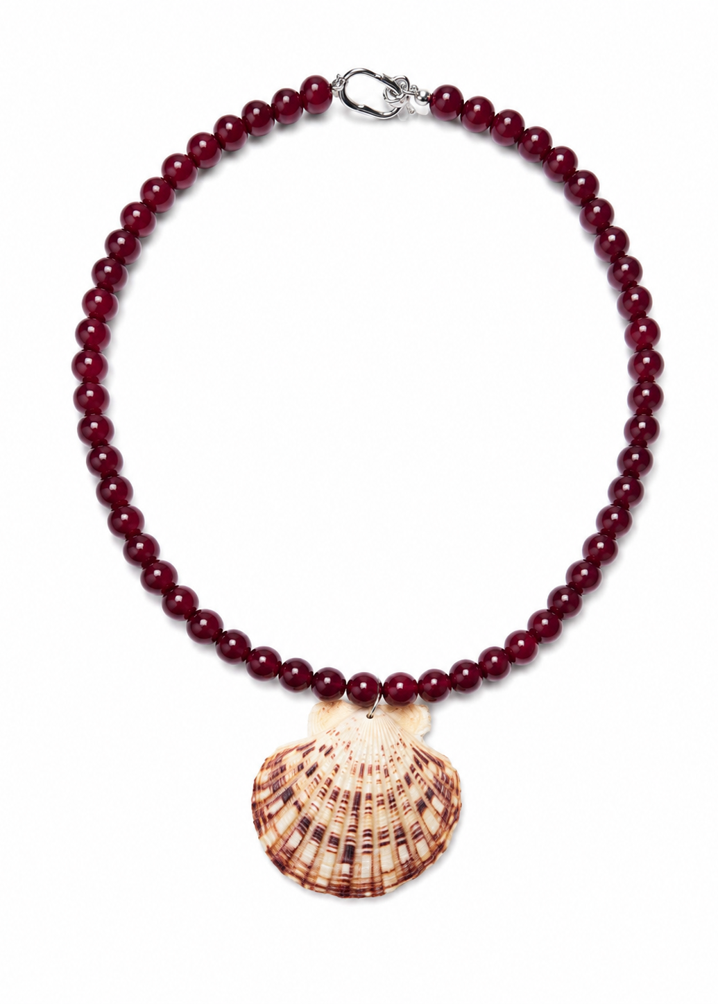 Burnt Tide beaded necklace