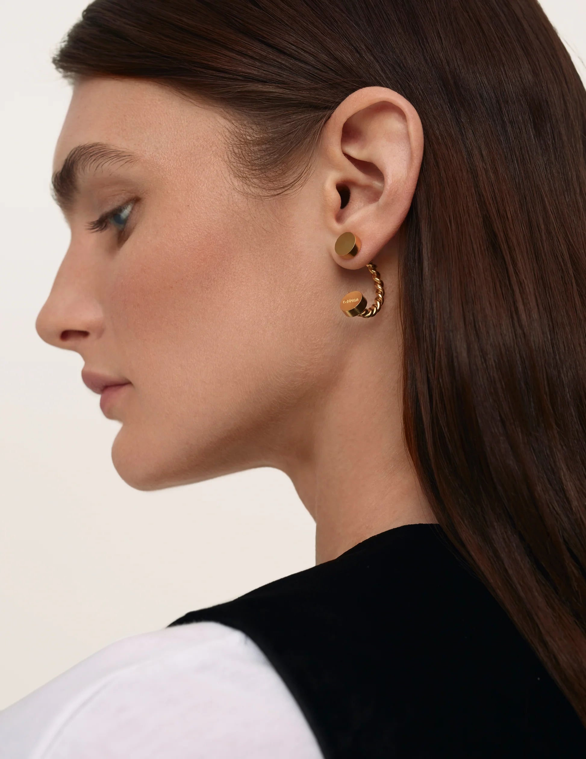 Hryvna Gold Plated Earrings