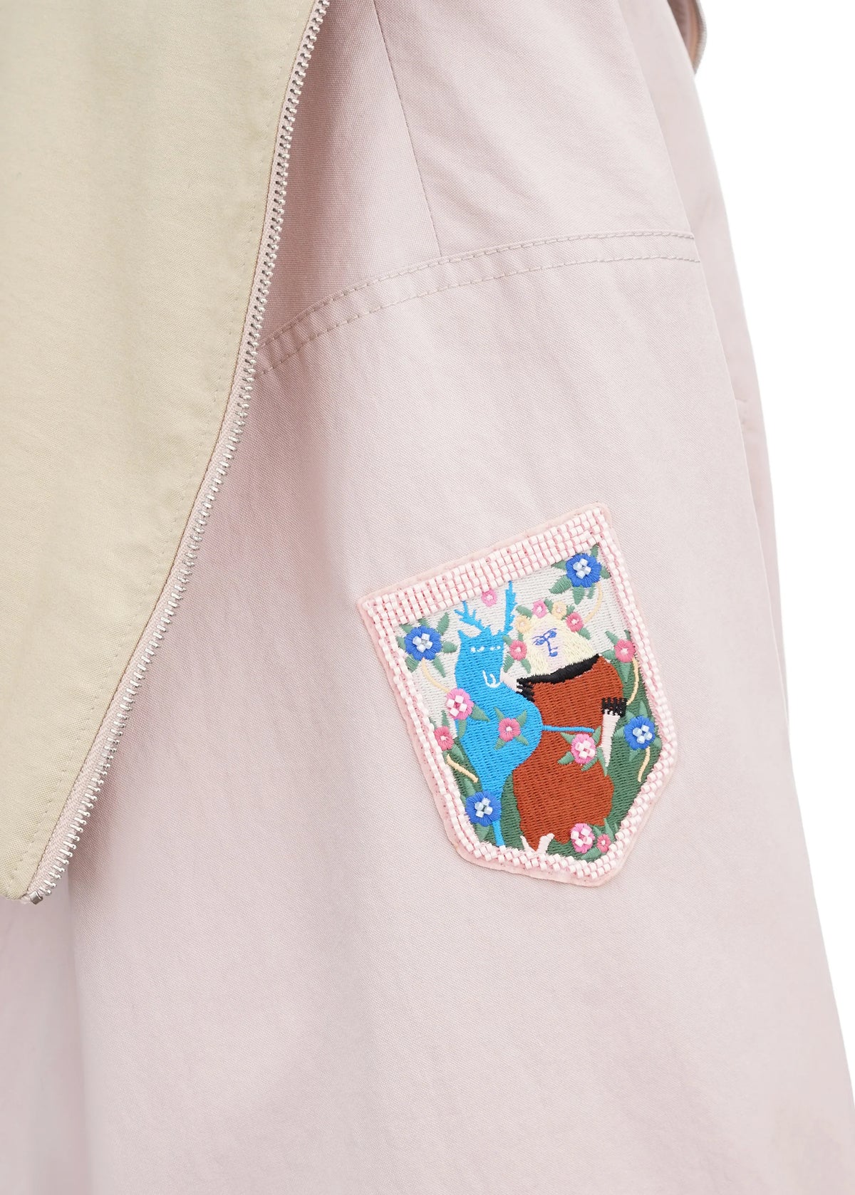 Riabchyk High-Collar Bomber Jacket