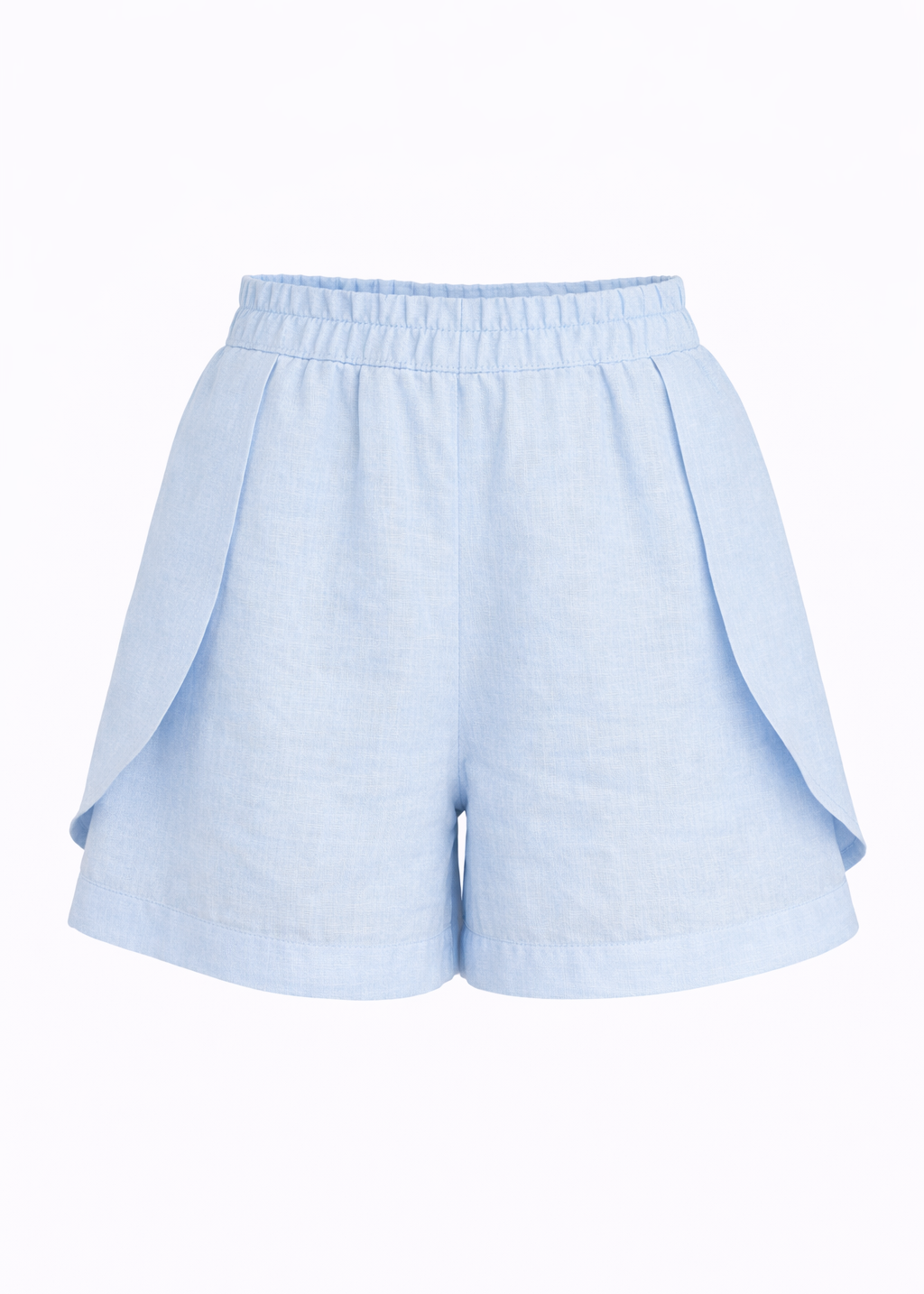 High-Waist Linen Shorts – Laetitia