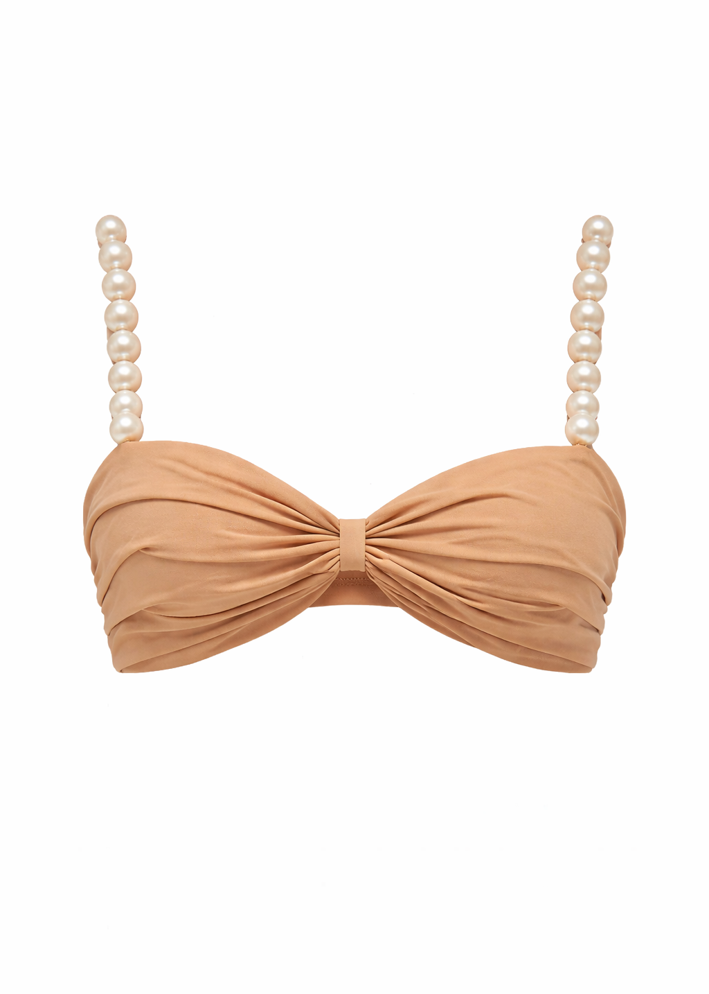 Nude veil bralette Sunset with pearls