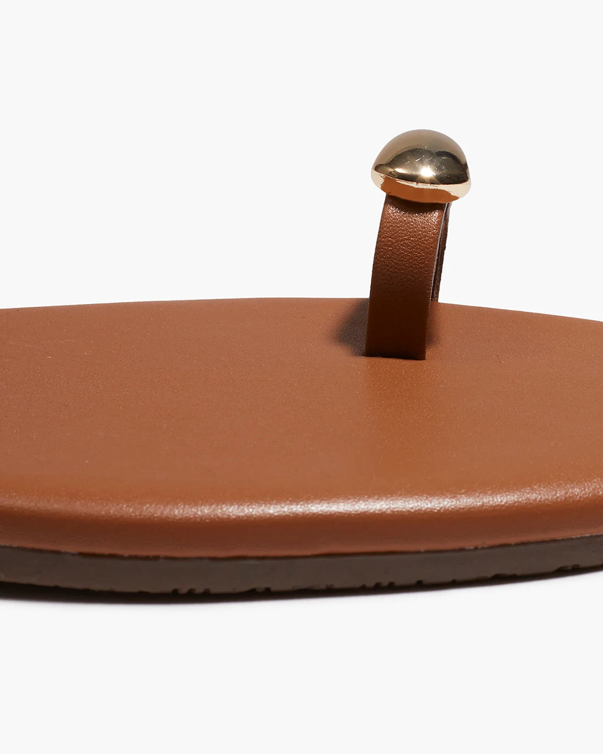 TKEES Colette Au Naturale Leather Flip-Flops