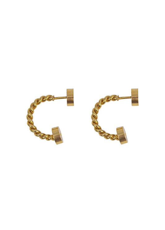 Cercei Hryvna Placați cu Aur