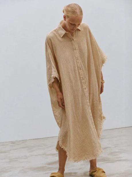 Beach Long Cotton Shirt Jondal