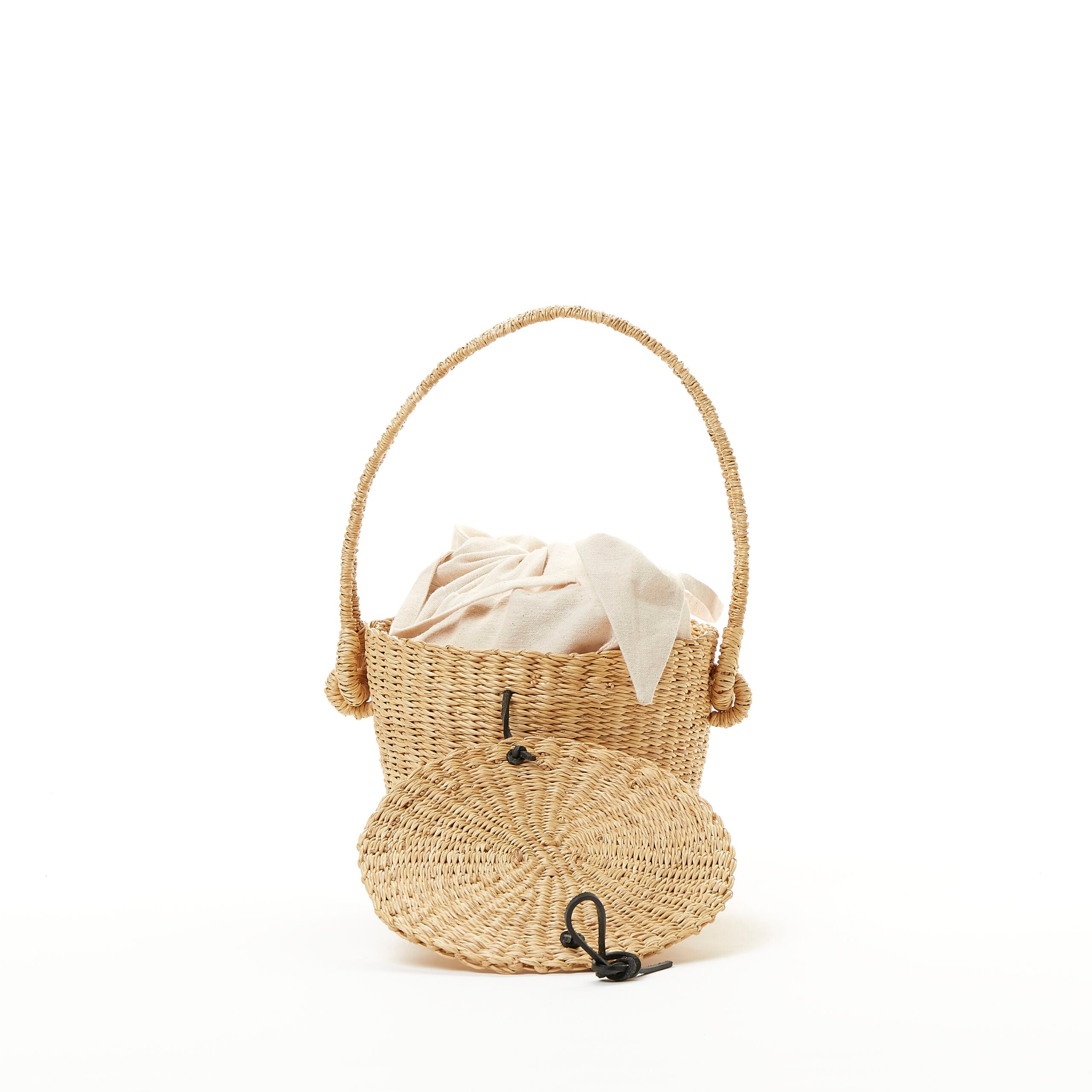 Geantă Muun împletită manual din paie Lou Natural