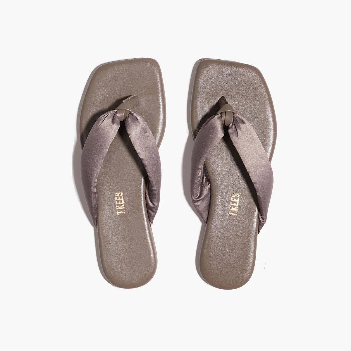 新品★TKEES FLIPS グレー 38 Deuxieme Classe TKEES Lennon Grey Leather Flip-Flops