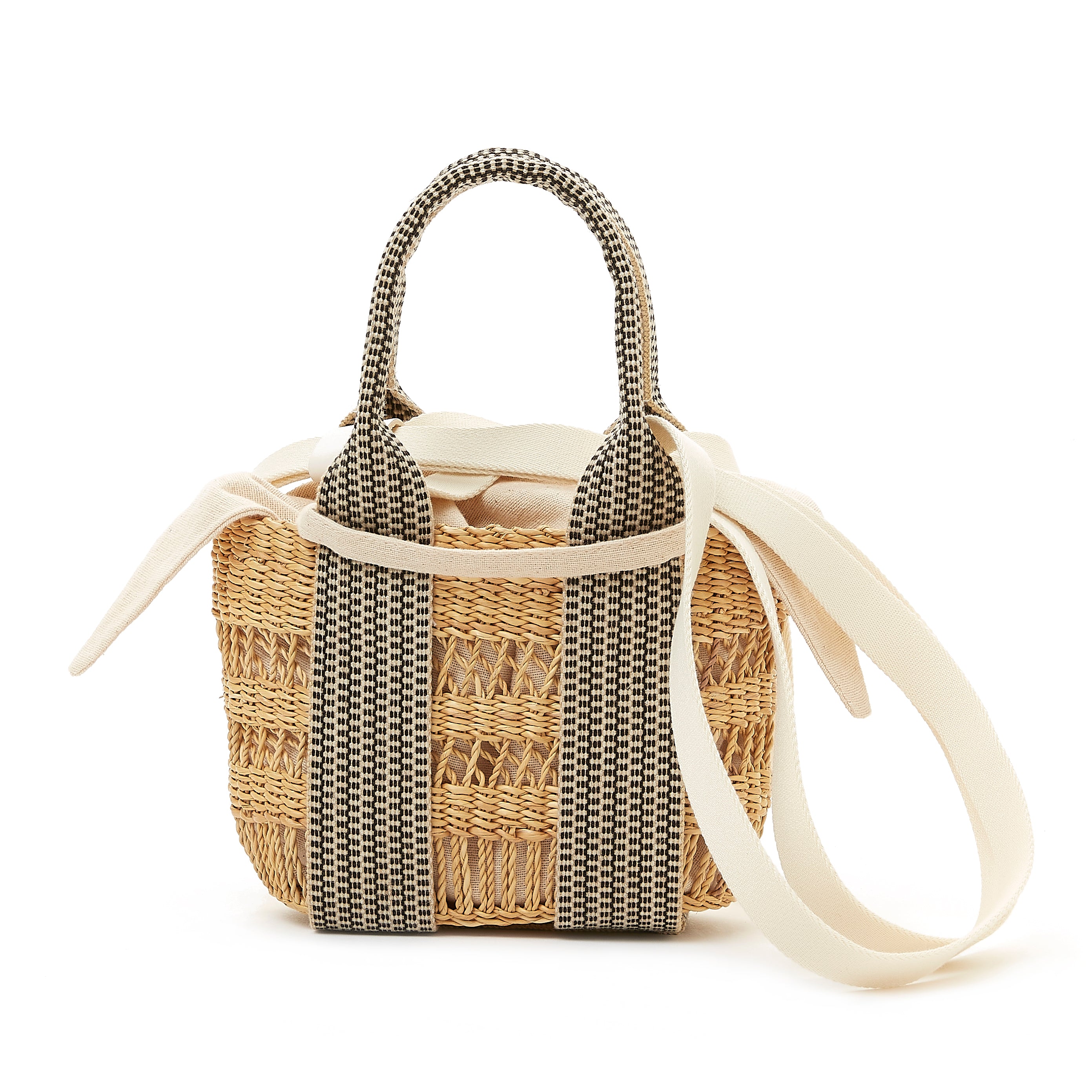 Muun hand-woven straw bag Mini Mixy