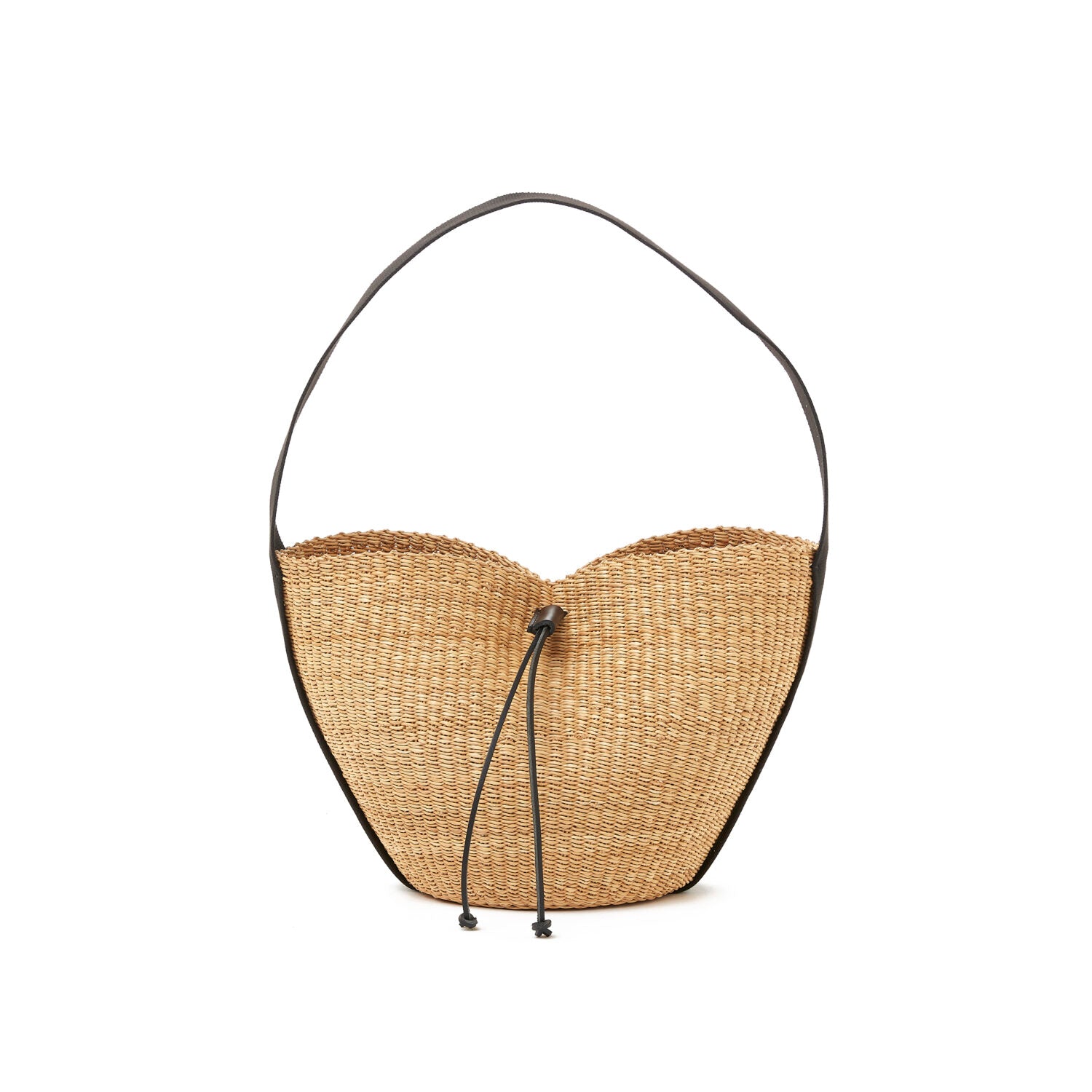 Muun hand-woven straw bag Orbi Natural