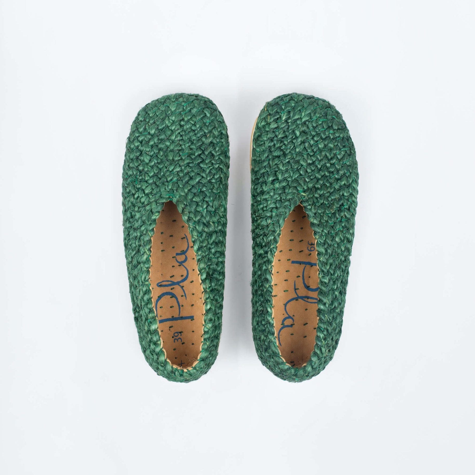 Bonanova Green Jute Espadrilles
