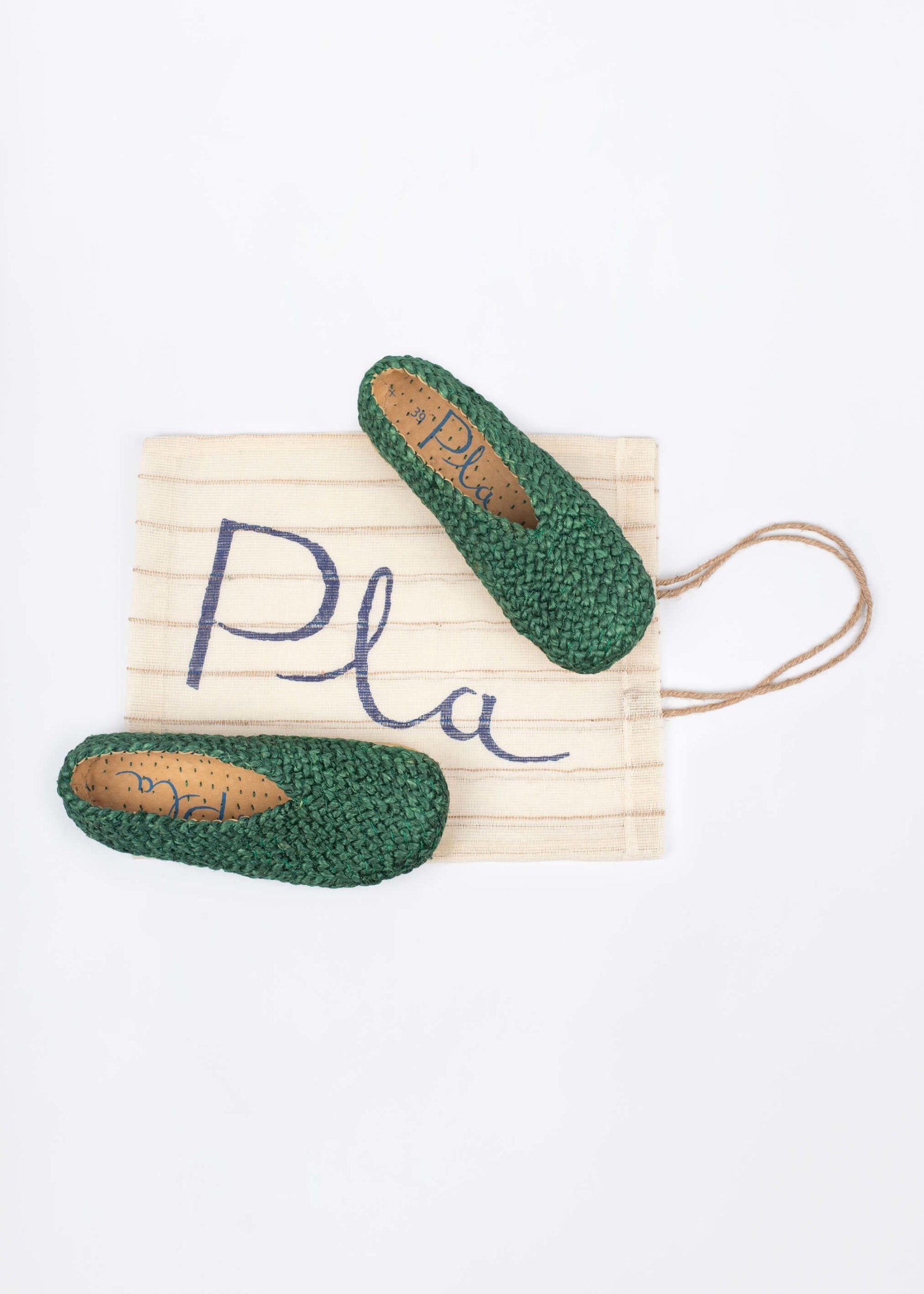 Bonanova Green Jute Espadrilles