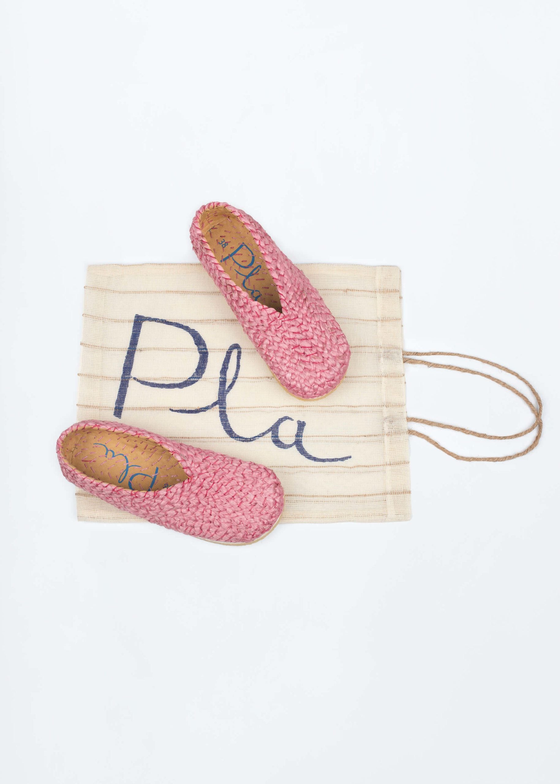 Bonanova Pink Jute Espadrilles
