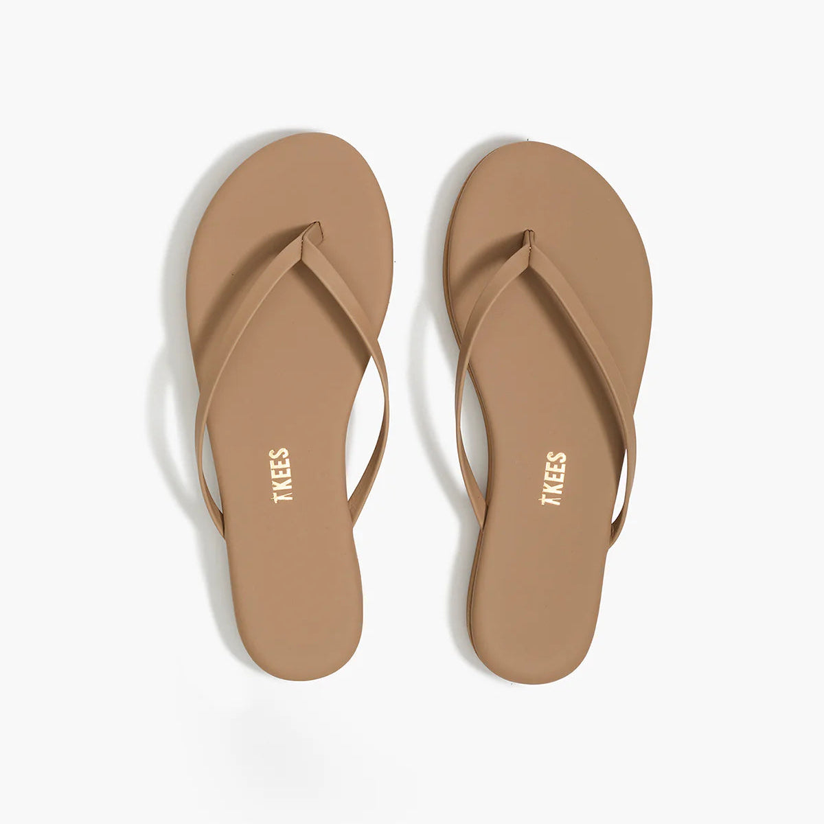 TKEES Lily Platform Cocobutter Leather Flip-Flops