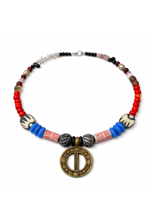 Sacred Circle beaded necklace