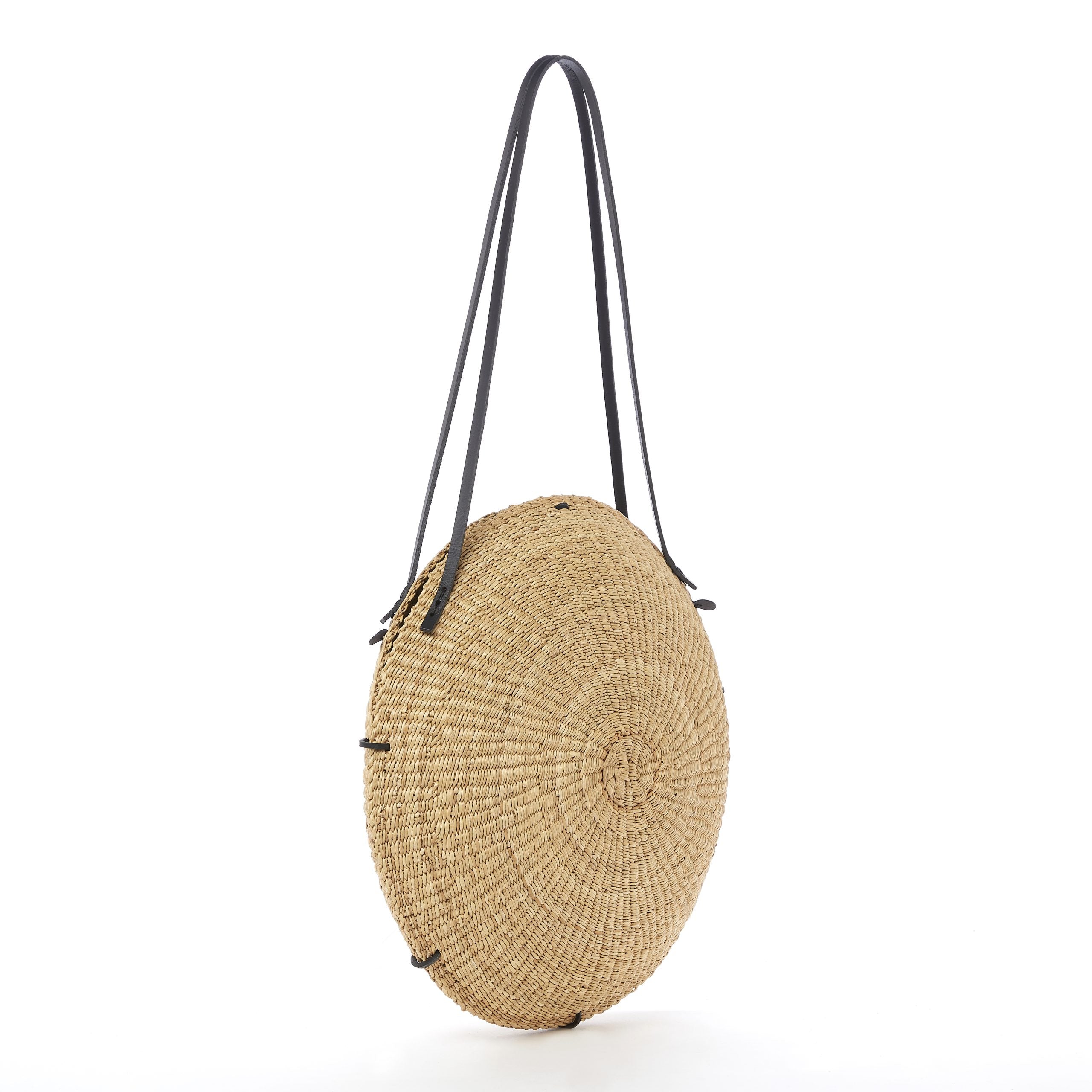 Muun hand-woven straw bag Talata Natural