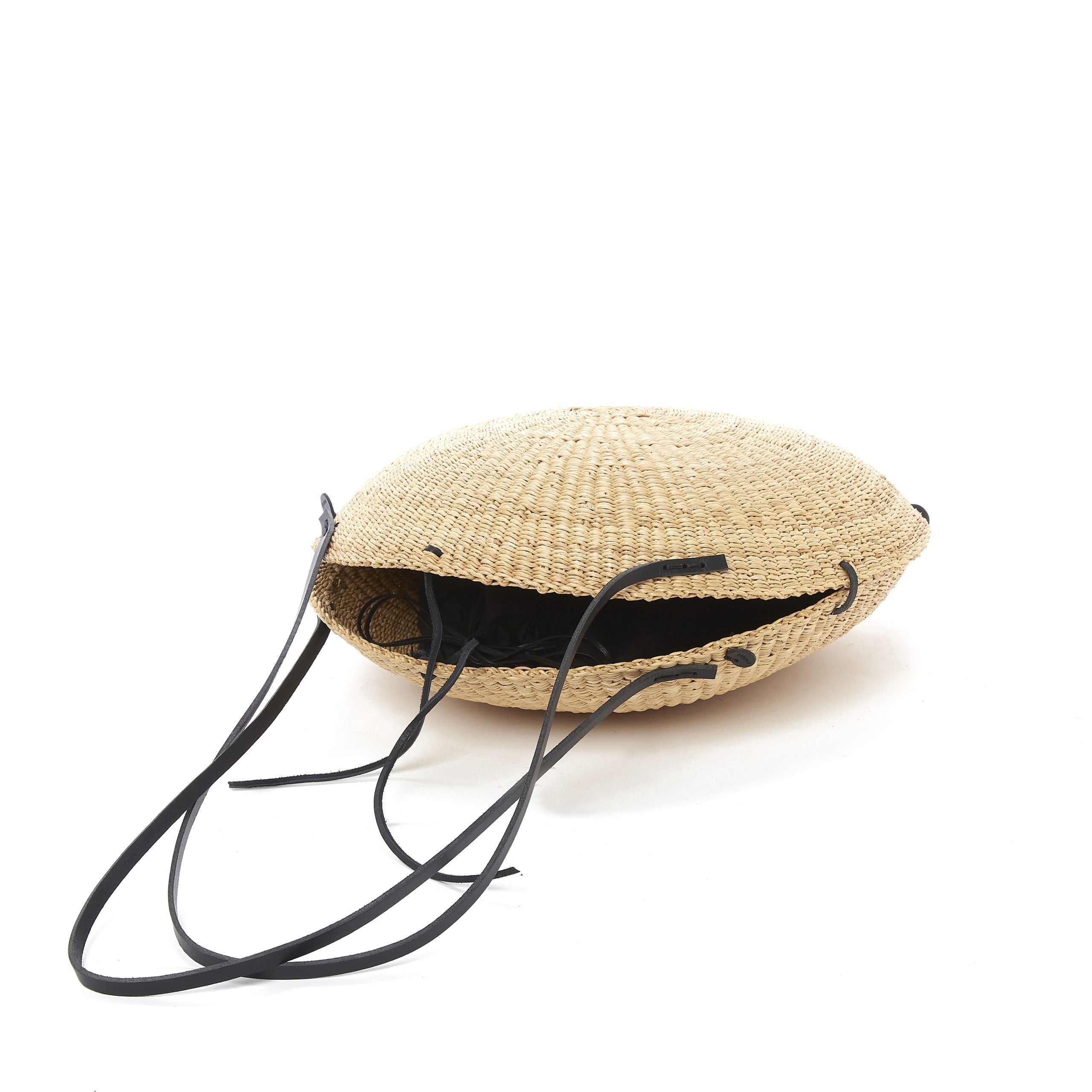 Muun hand-woven straw bag Talata Natural