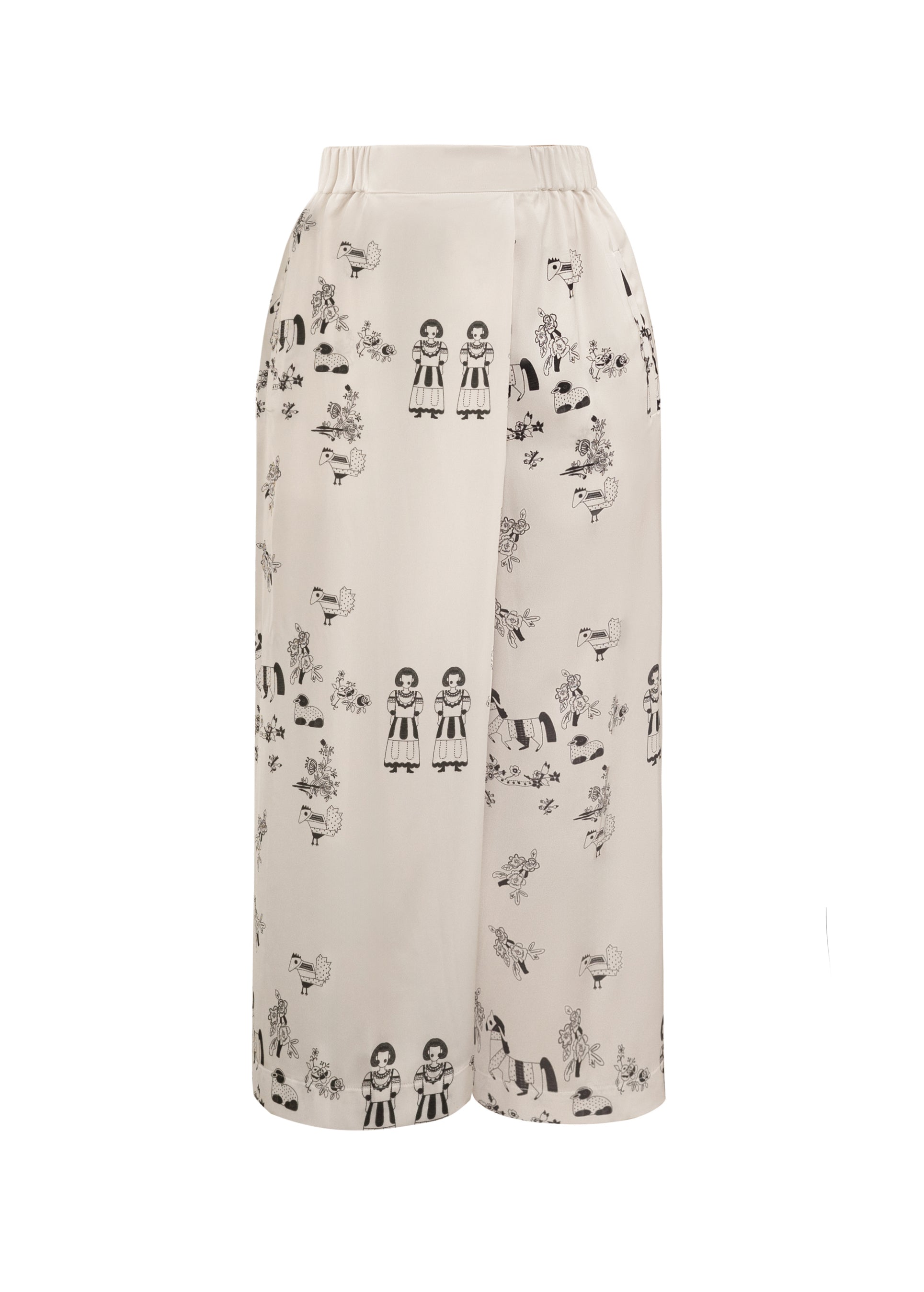 Milk Silk Trousers - Ustyna