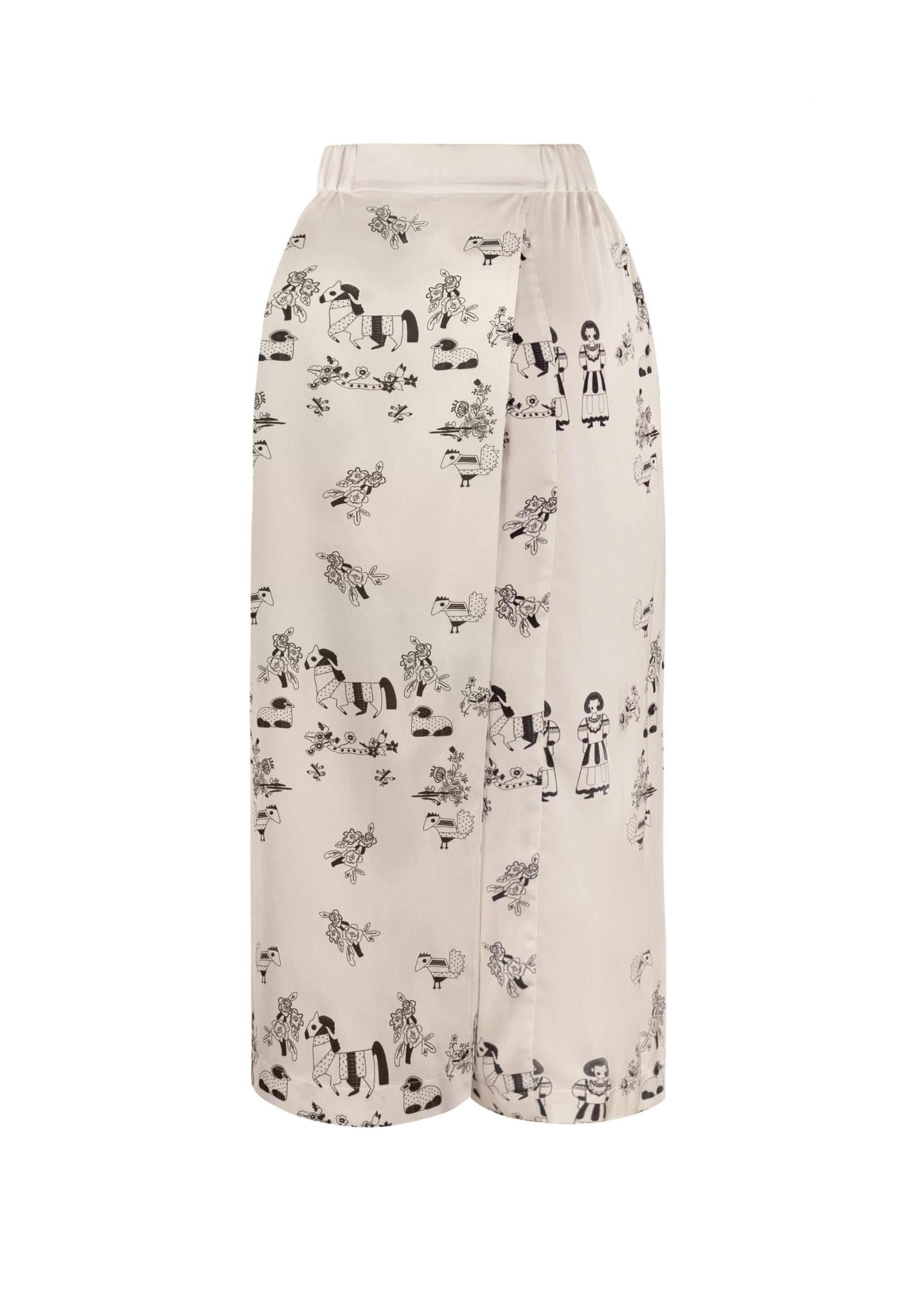 Milk Silk Trousers - Ustyna