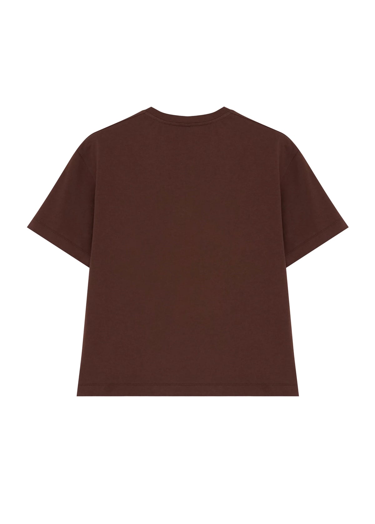 Patch-Detail T-Shirt in Brown