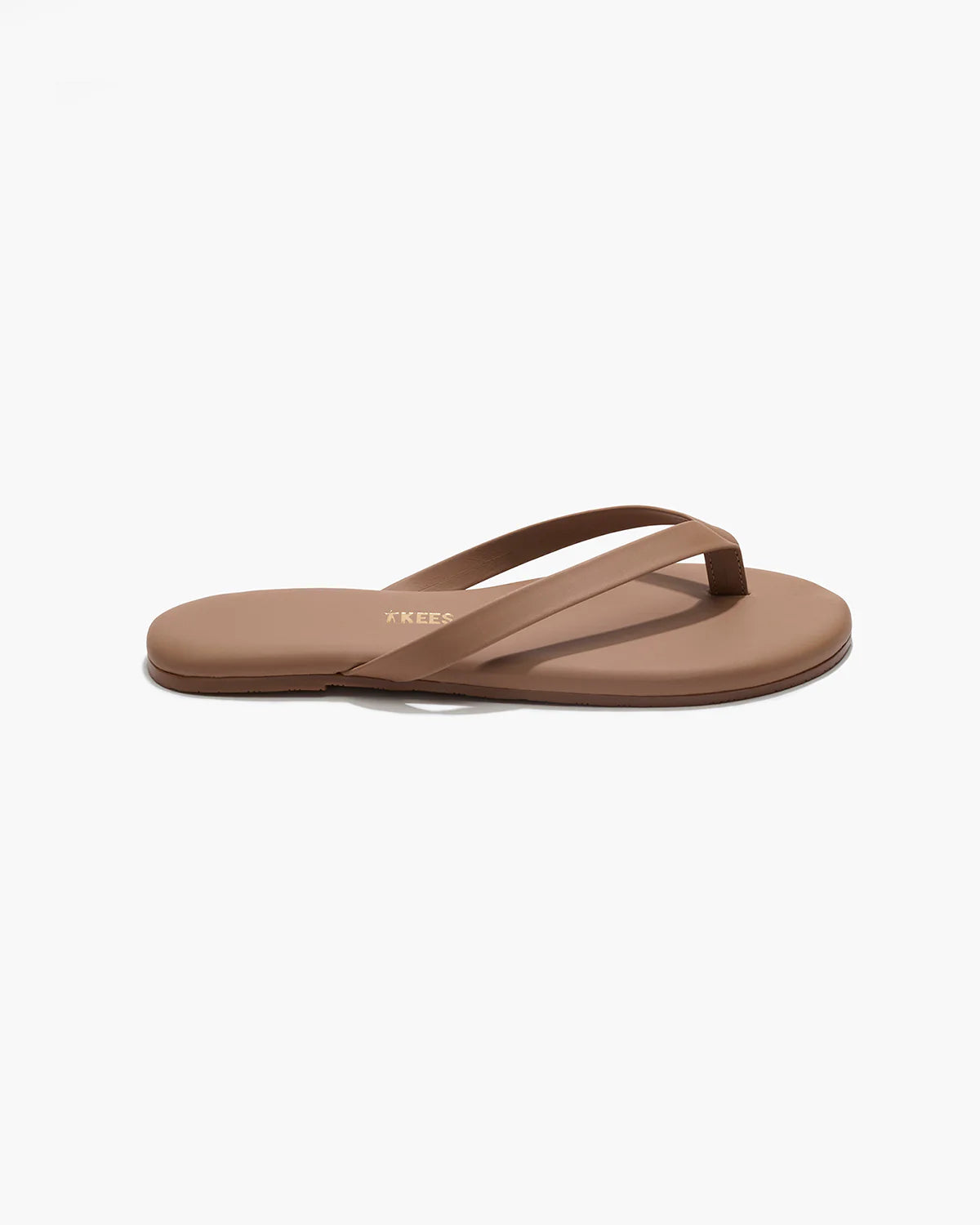 Slapi TKEES The Boyfriend Beach Bum din piele naturală