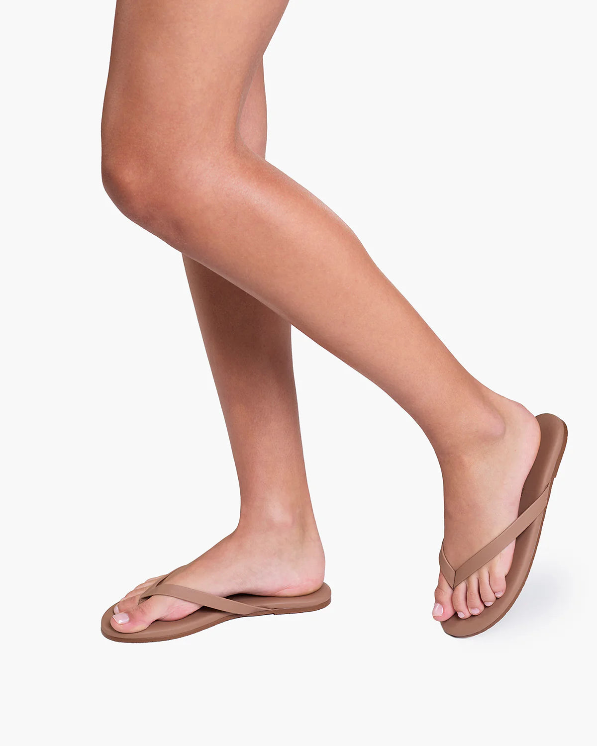 TKEES The Boyfriend Beach Bum Leather Flip-Flops