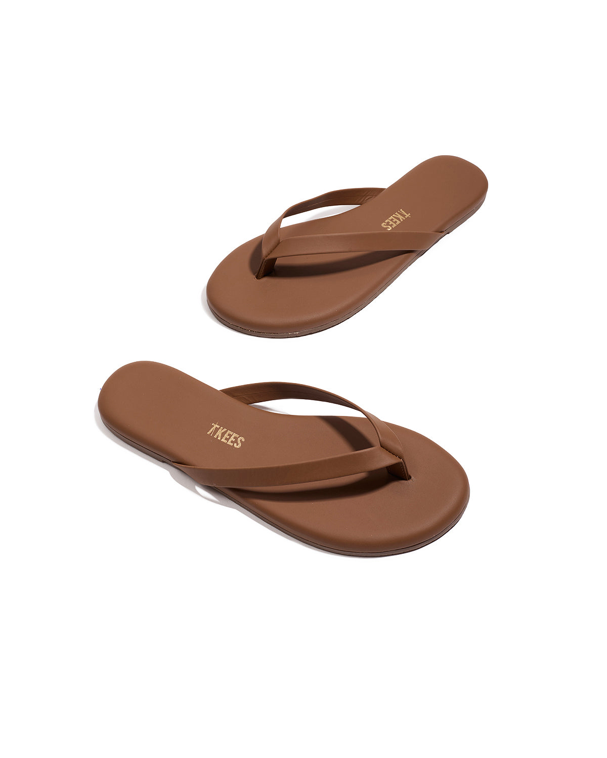 Slapi TKEES The Boyfriend Ganache din piele naturală