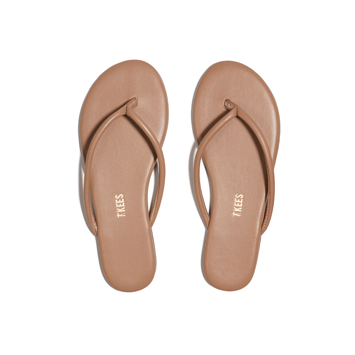 TKEES Lily Tubular Cocobutter Leather Flip-Flops