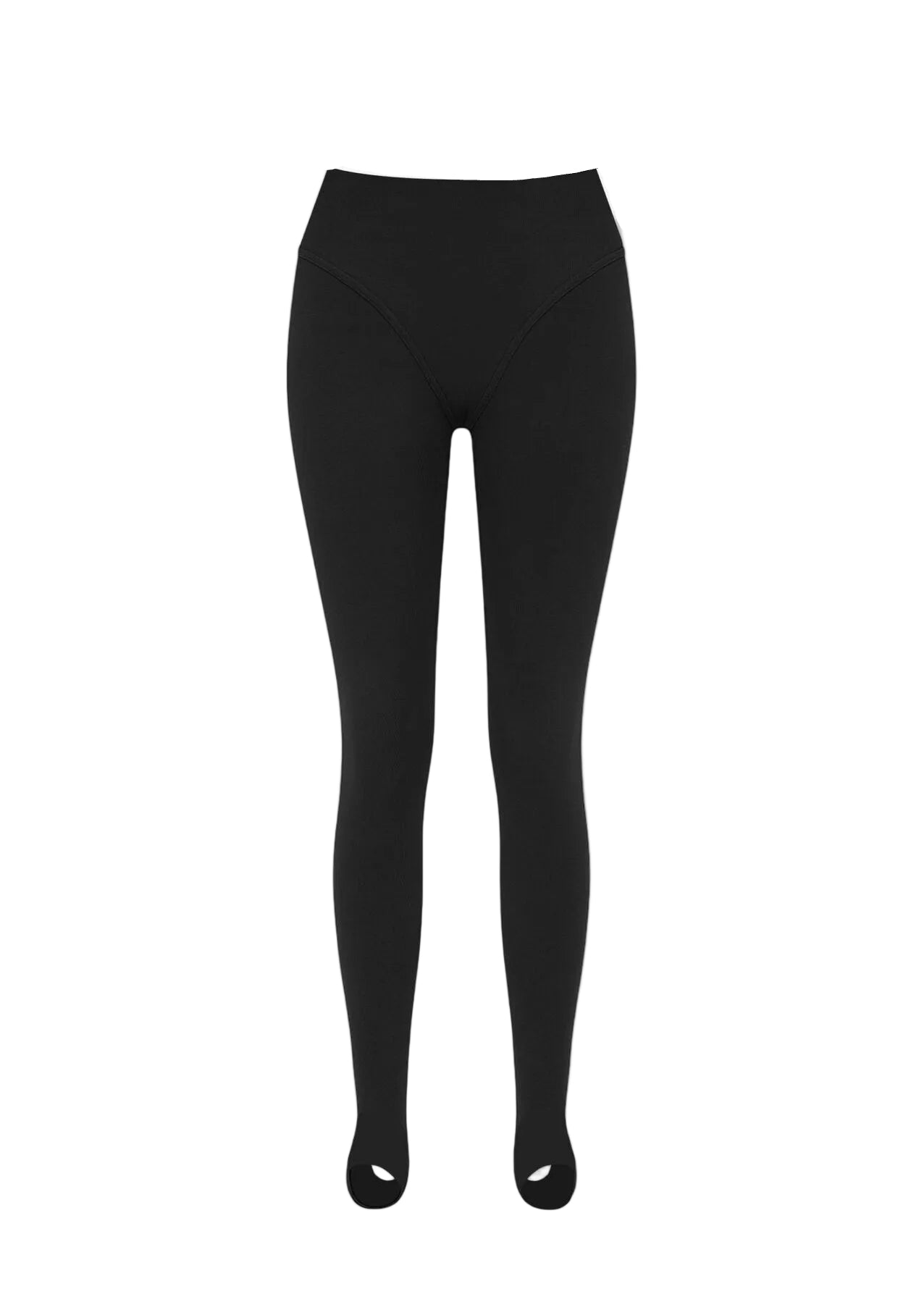 Black tights on a white background