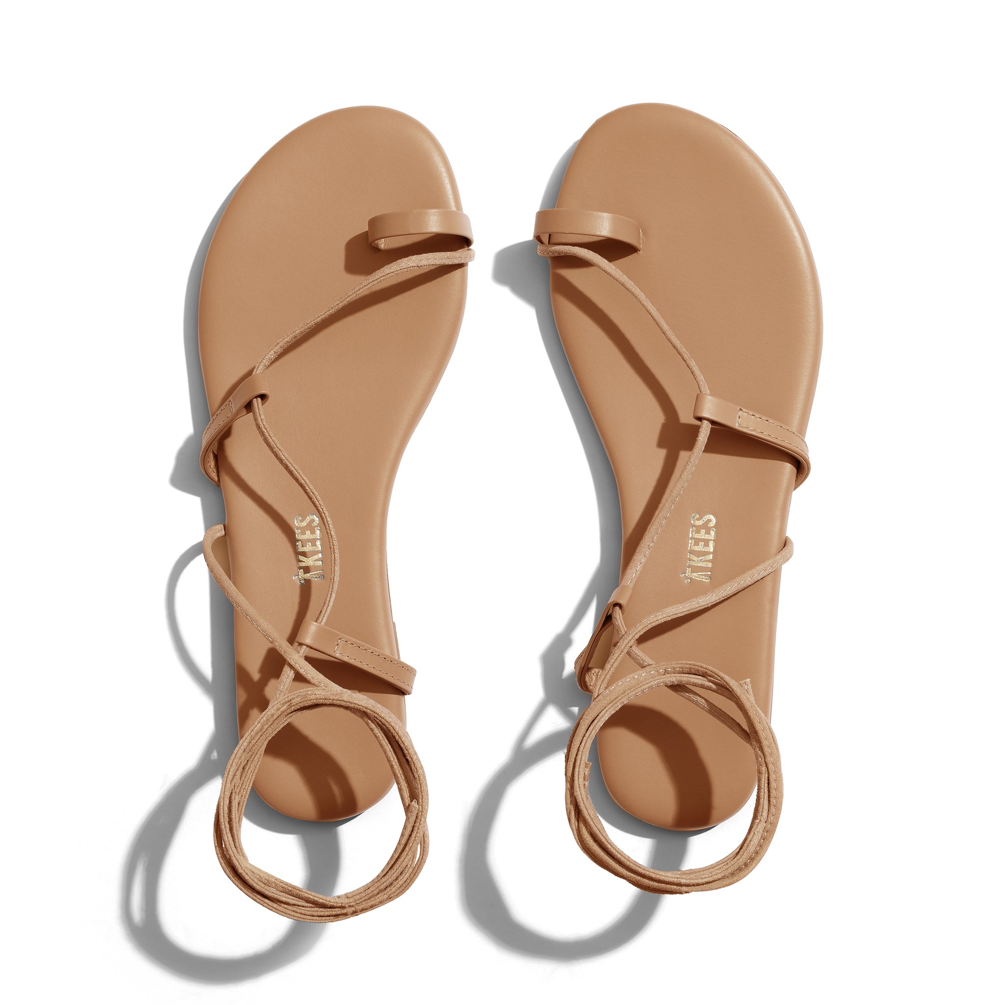 Sandale Tkees Jo din piele naturală braziliană in nuanța Purdy