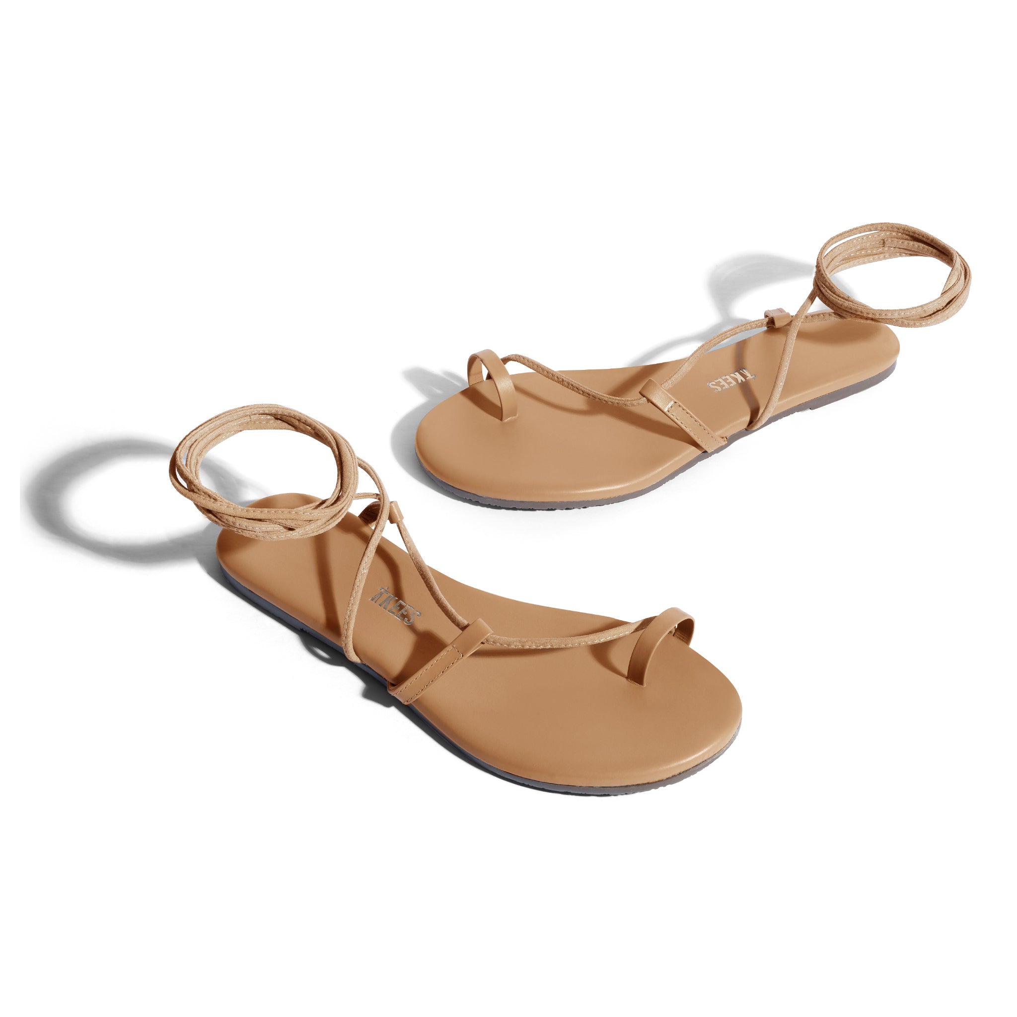 Sandale Tkees Jo din piele naturală braziliană in nuanța Purdy