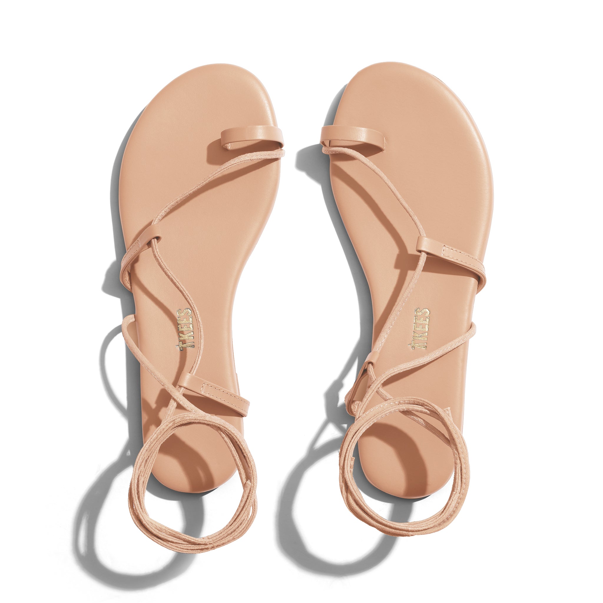 Sandale Tkees JO din piele naturală braziliană nuanța Purdy