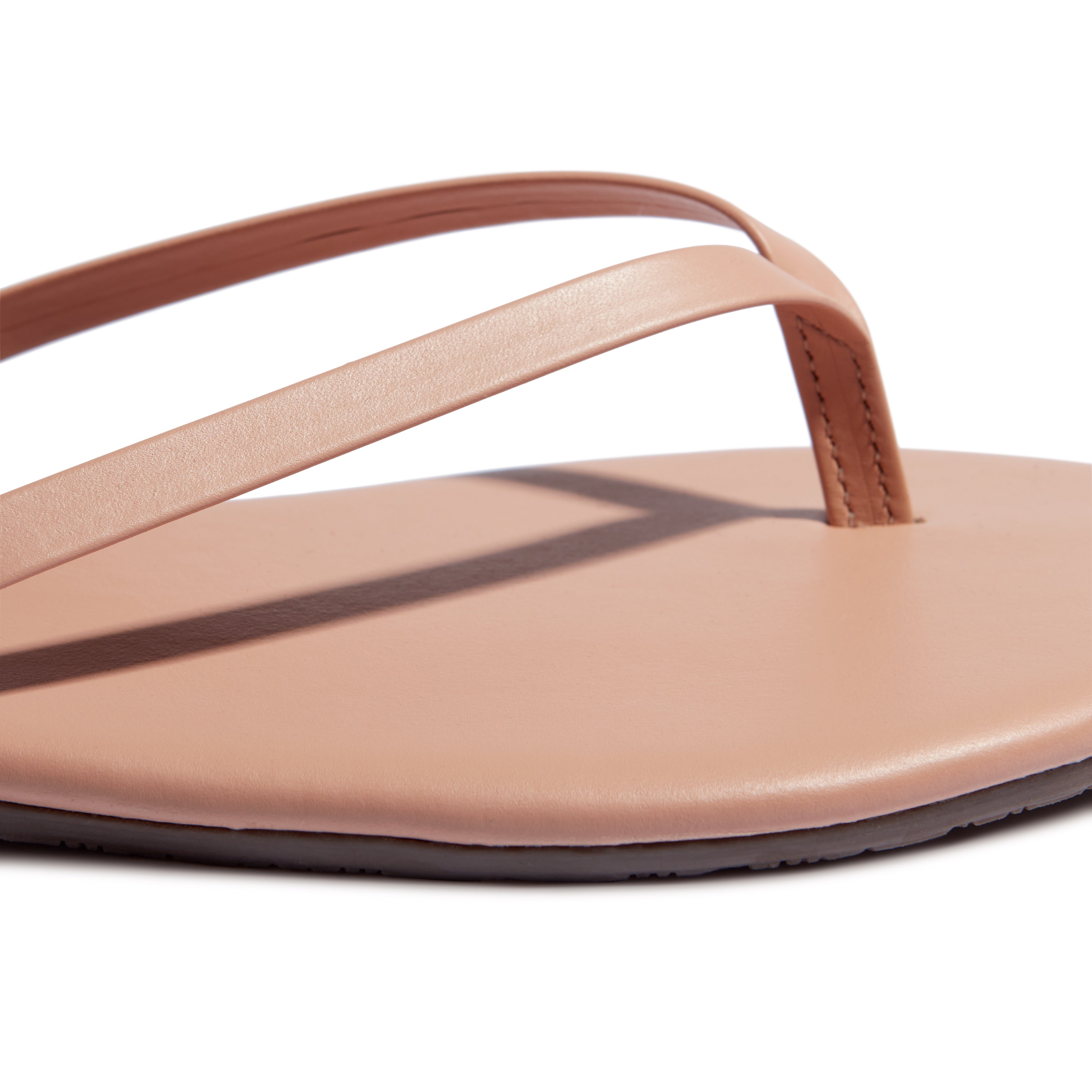 Șlapi Tkees Nudes din piele naturală braziliană nuanța Nude Beach