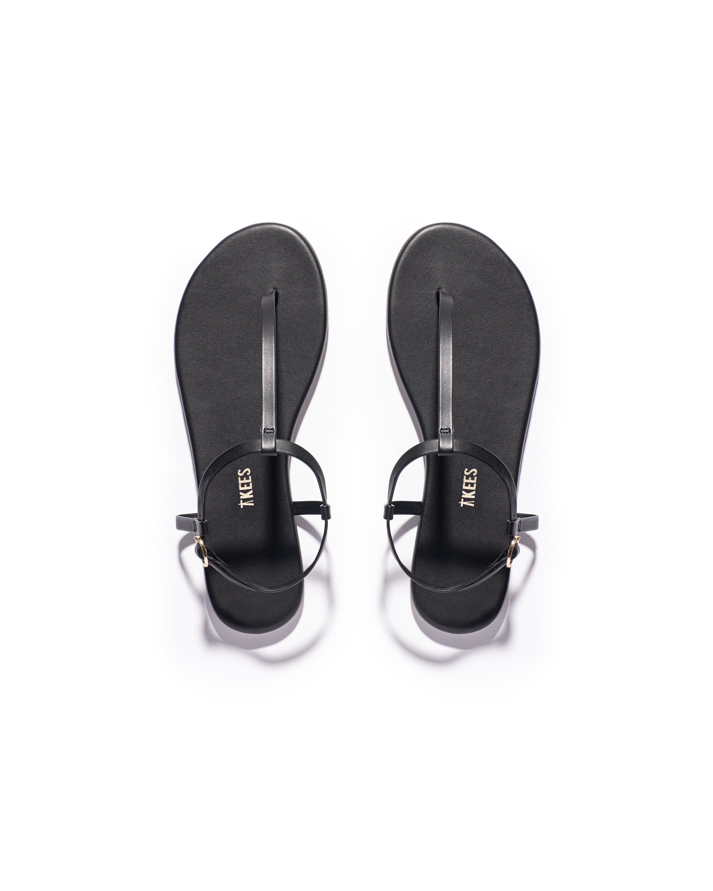 Sandale Tkees Mariana din piele naturală braziliană nuanța Negru