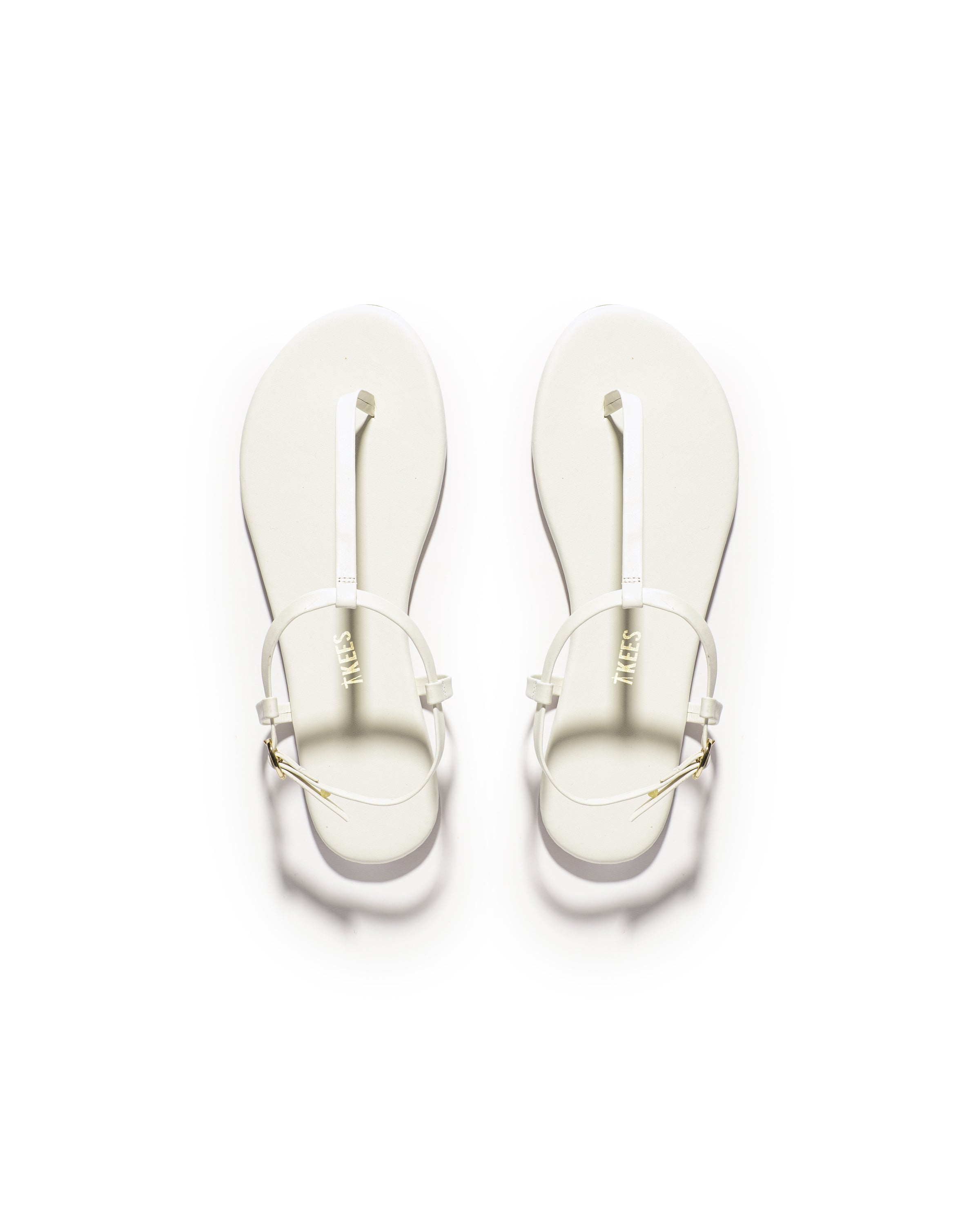 Sandale Tkees Mariana din piele naturală braziliană nuanța Cream