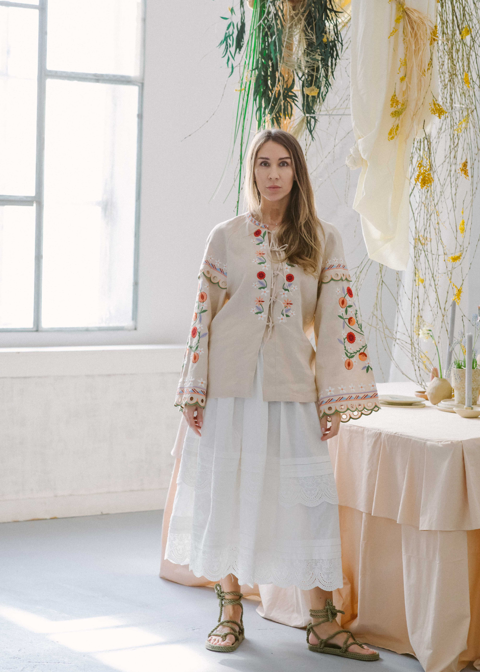 Long Linen Skirt – Mistif