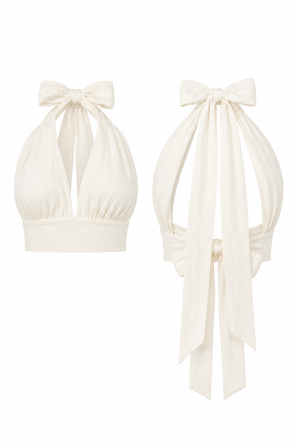 Ivory Ribbon Top