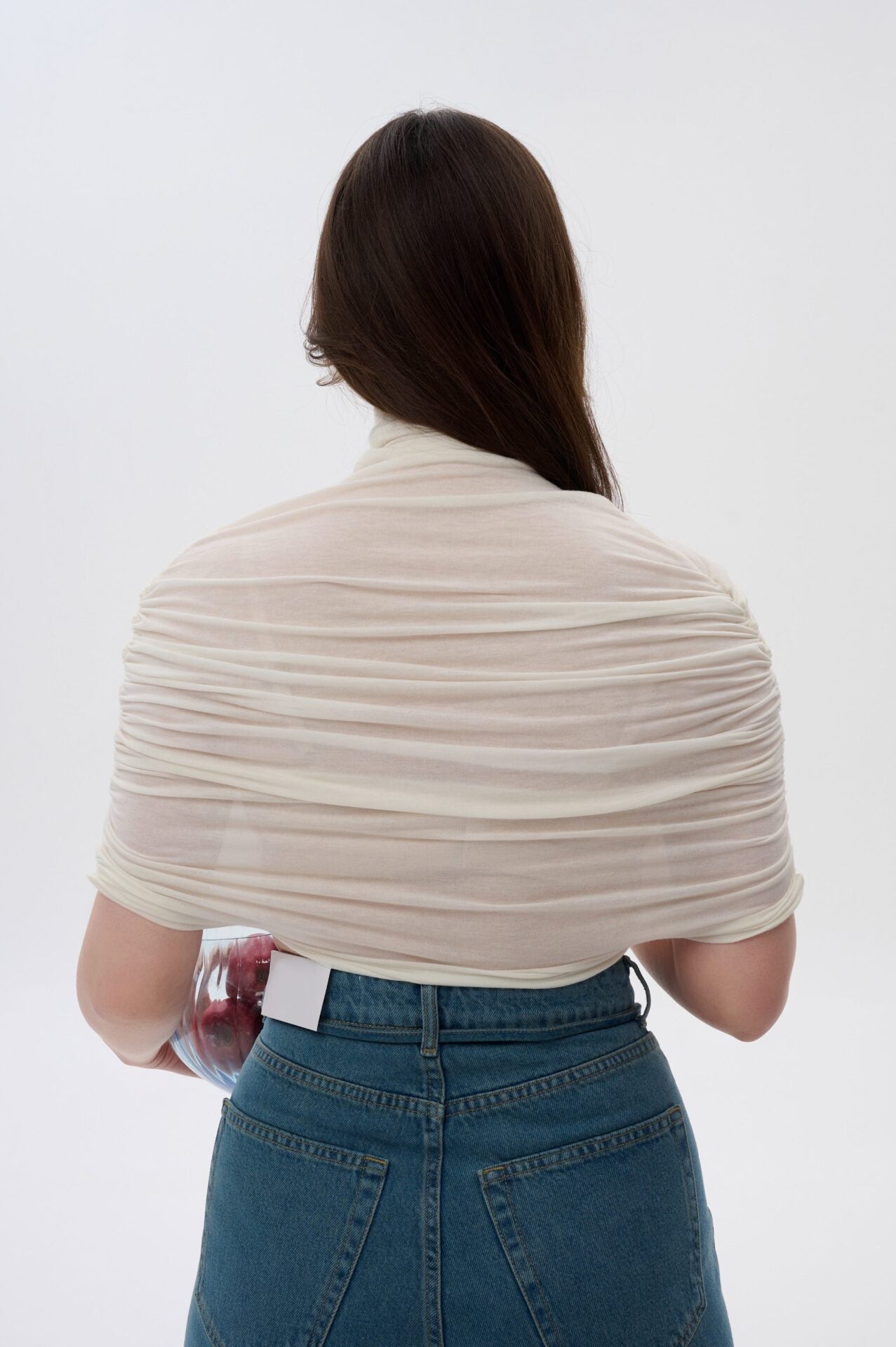 Bolero tricotat Milky