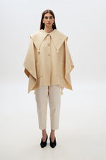 Load image into Gallery viewer, Wool Milk Poncho
