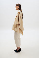 Load image into Gallery viewer, Wool Milk Poncho
