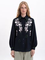 Load image into Gallery viewer, Embroidered Linen Shirt Zhuravlyna
