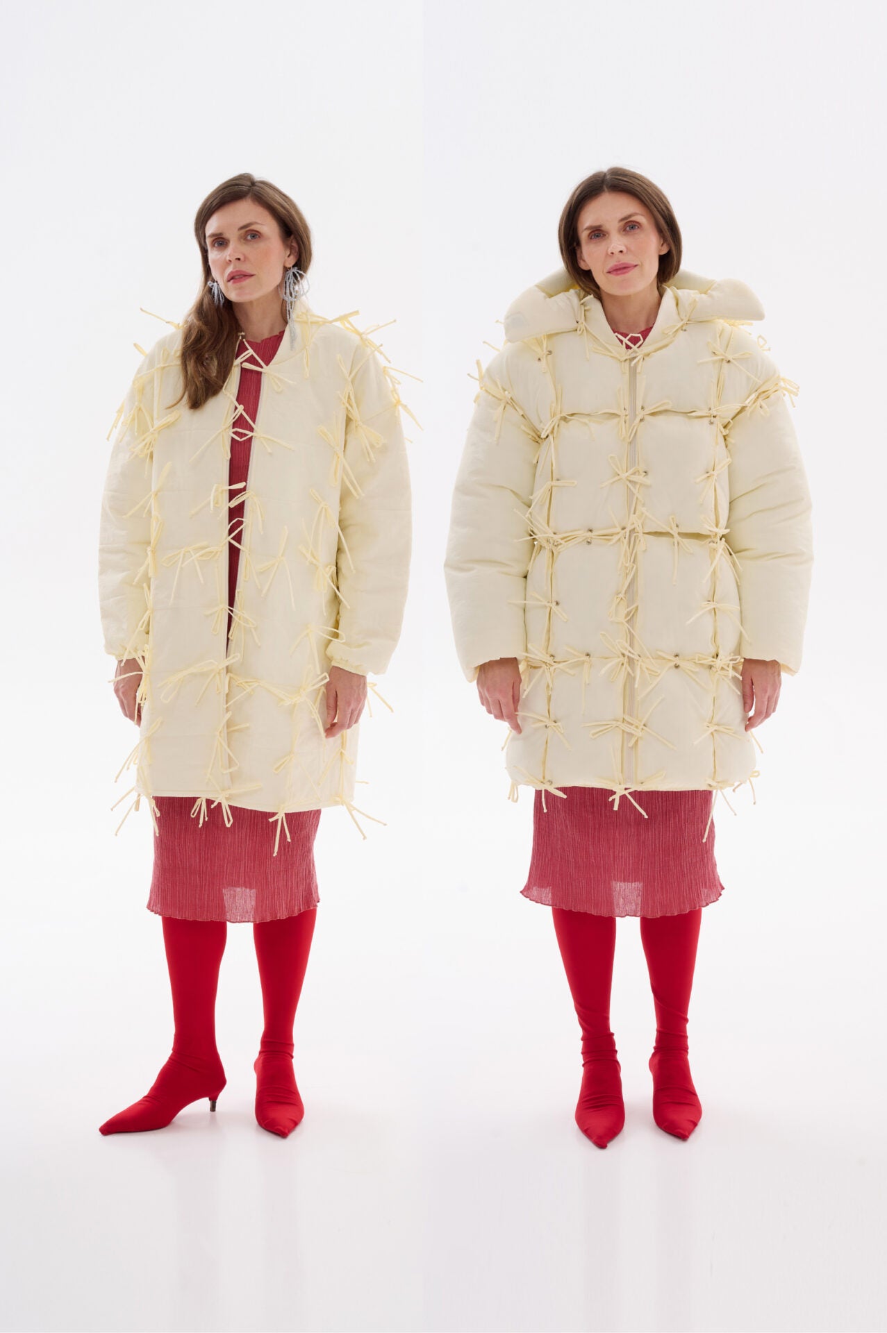 Black Transformable Goose-Down Long Puffer – Constructor