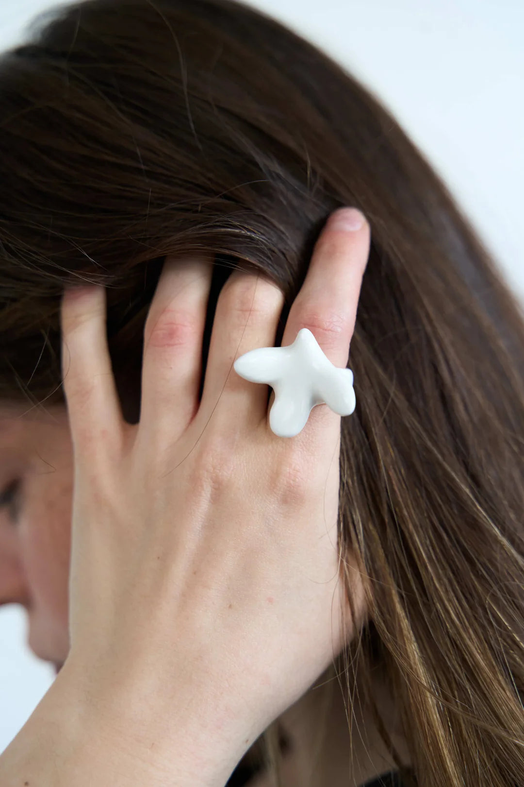 Handcrafted Porcelain Bird Ring – Myrni